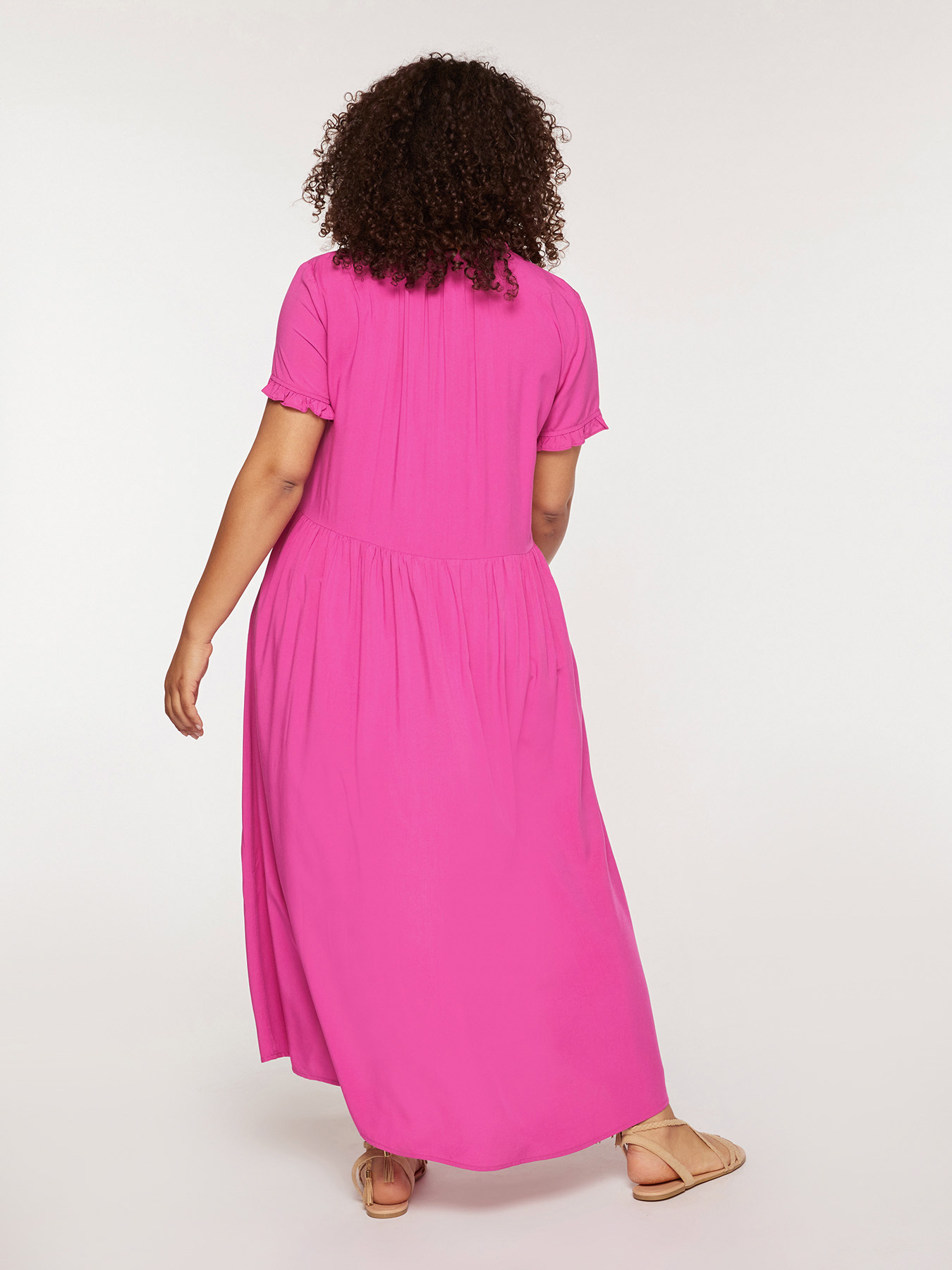Long viscose dress image number 1