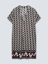 Ethnic print beach cover-up dress image number 4