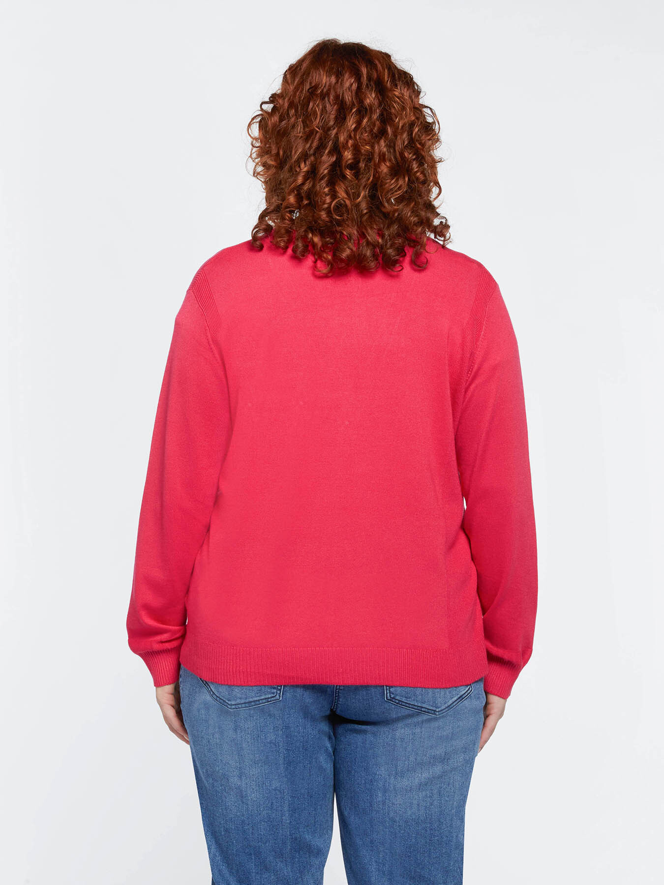 ECOVERO&trade; viscose V-neck cardigan image number 1