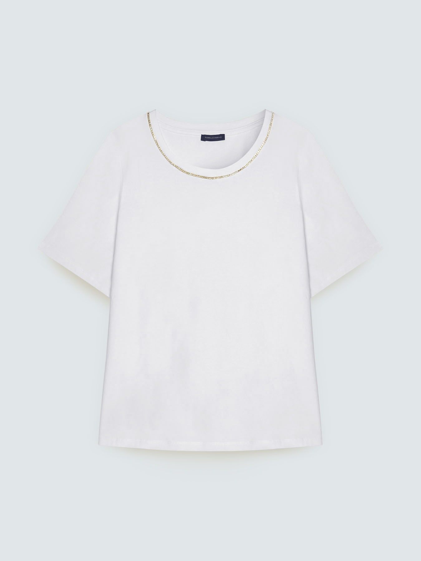 Cotton t-shirt with luminous appliqu&eacute;s image number 4