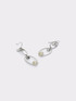 Dangling earrings with pearls image number 1