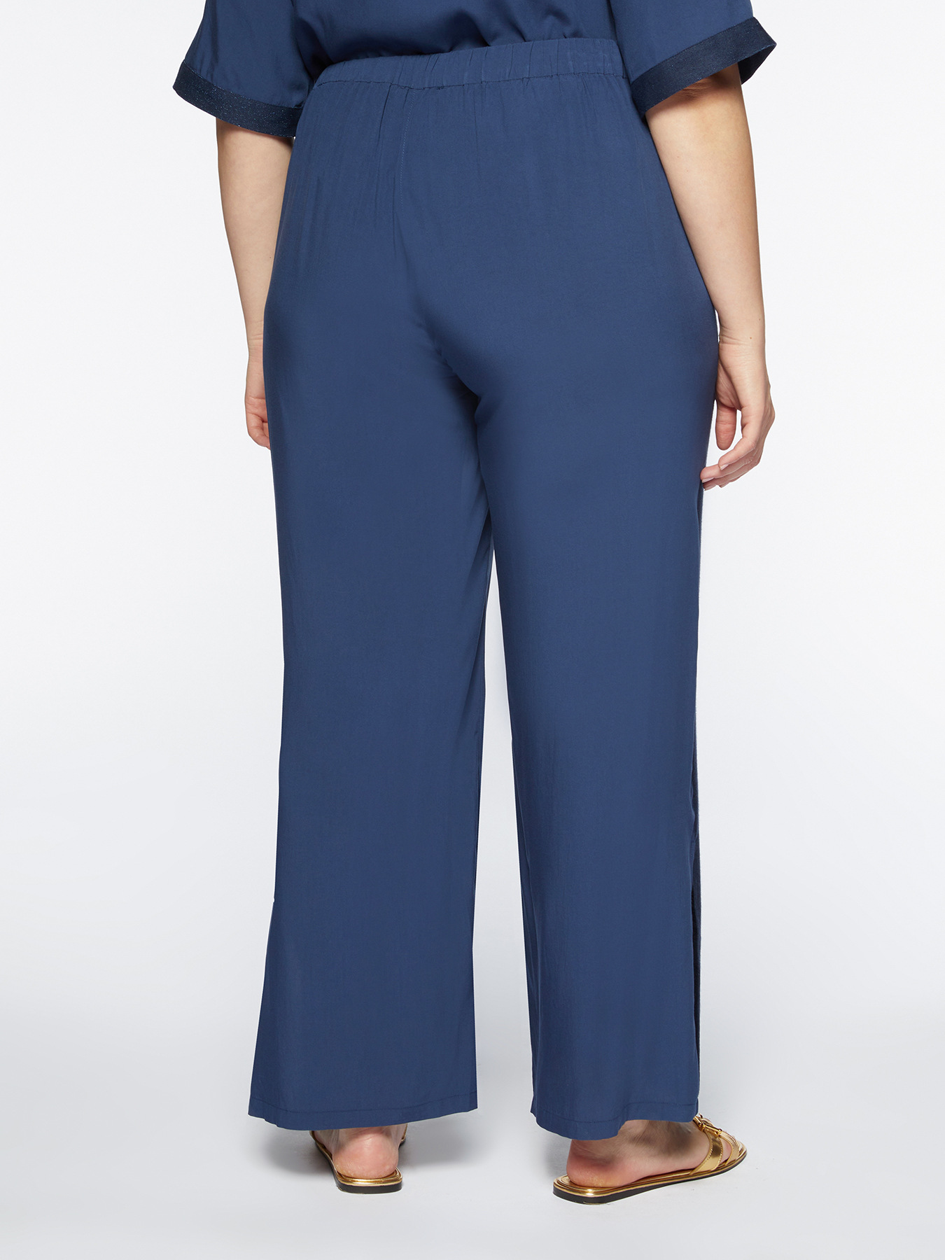 Pantalon large en viscose ECOVERO&trade; image number 1