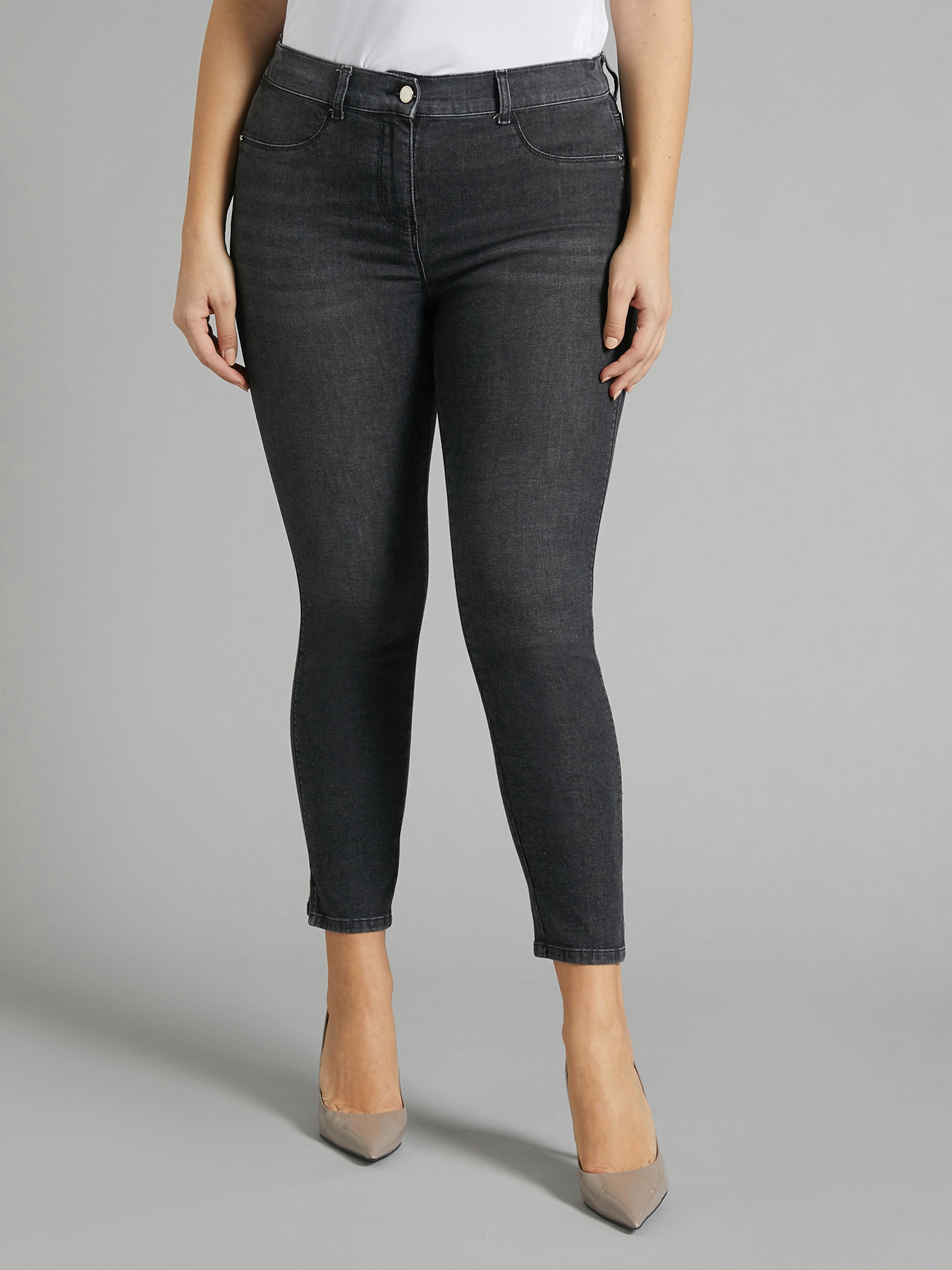 Jeggings push up Opale neri image number 2