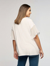 T-shirt with lettering and rhinestones image number 1