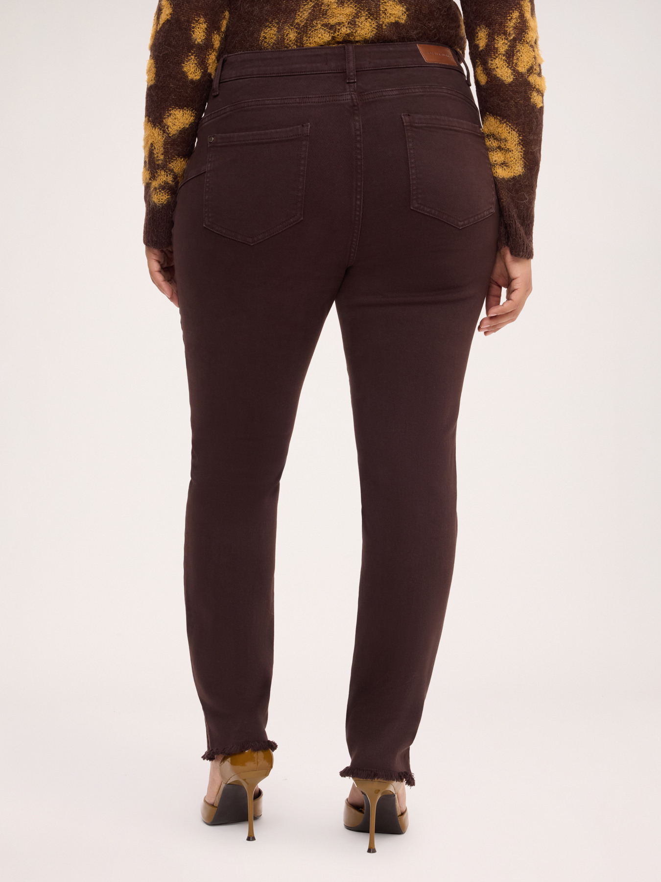 Pantalon skinny en coton image number 1