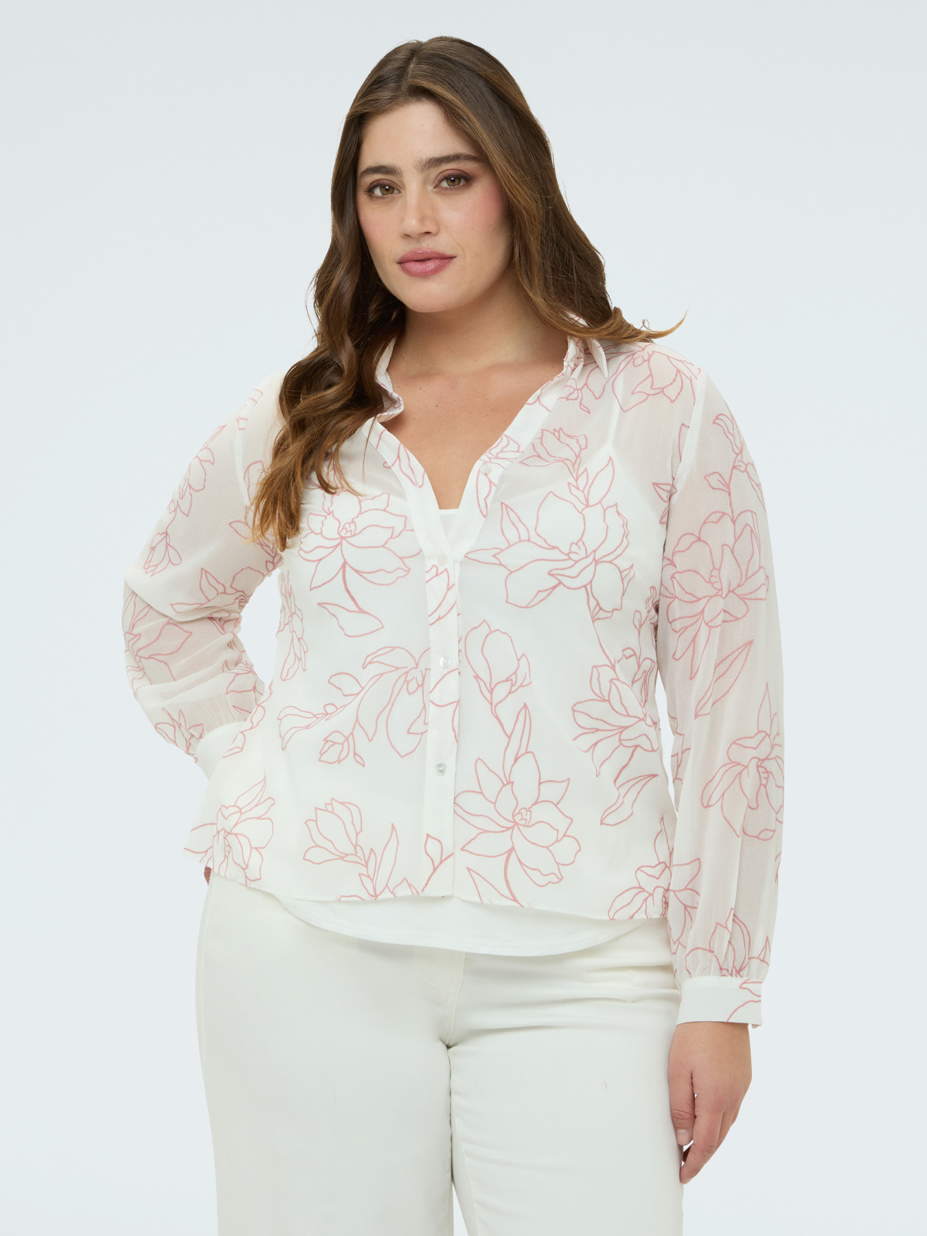 Chemise &agrave; imprim&eacute; floral image number 0