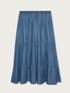Long flounced skirt image number 4