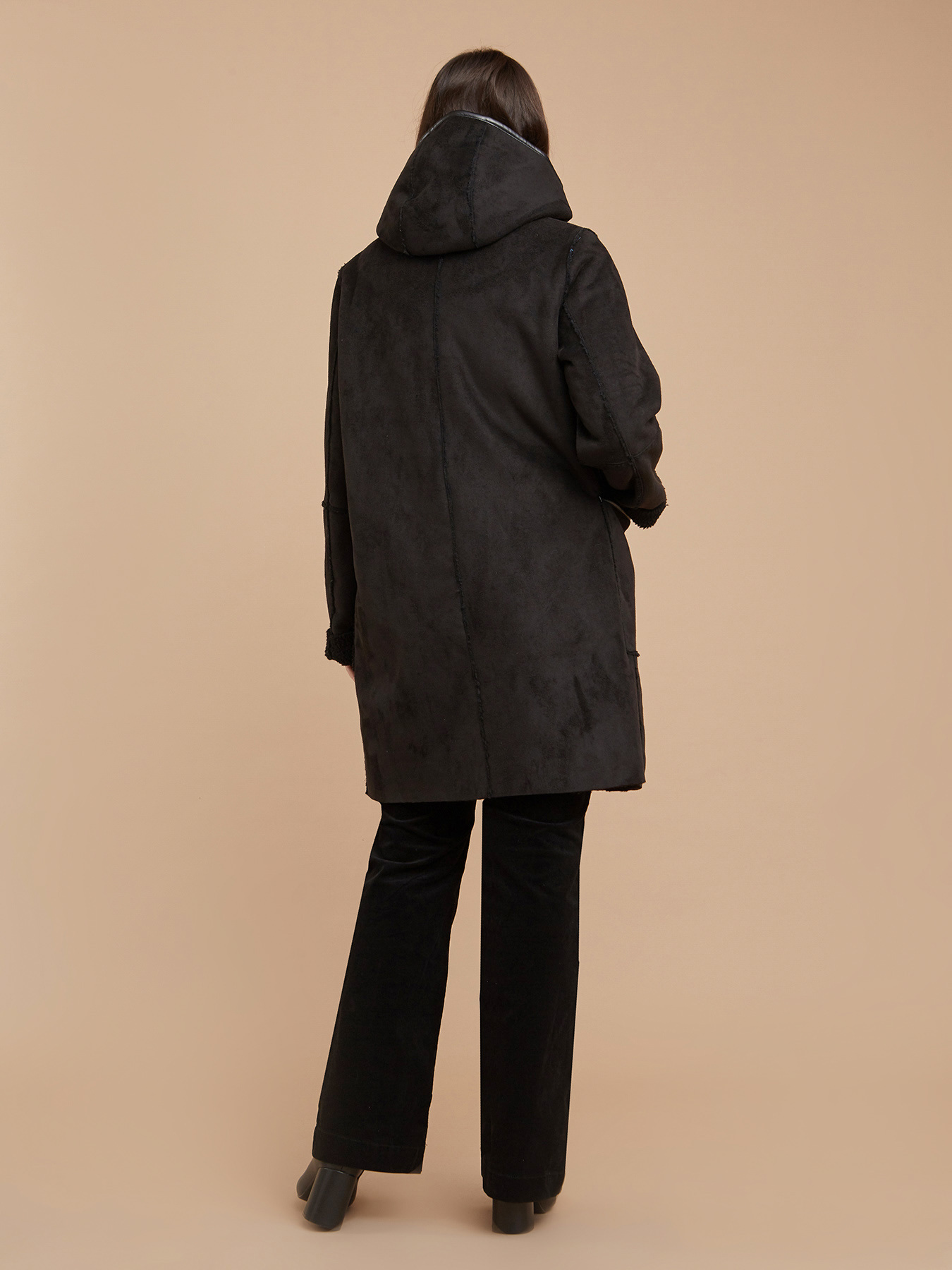 Mantel in Lammfell-Optik image number 1