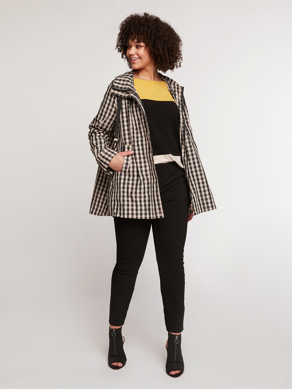 Fiorella Rubino Giubbotto stampato black&white Donna