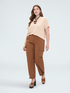Lurex jersey T-shirt with kimono sleeves image number 0