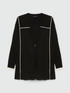 Cardigan avec bords contrastants image number 4