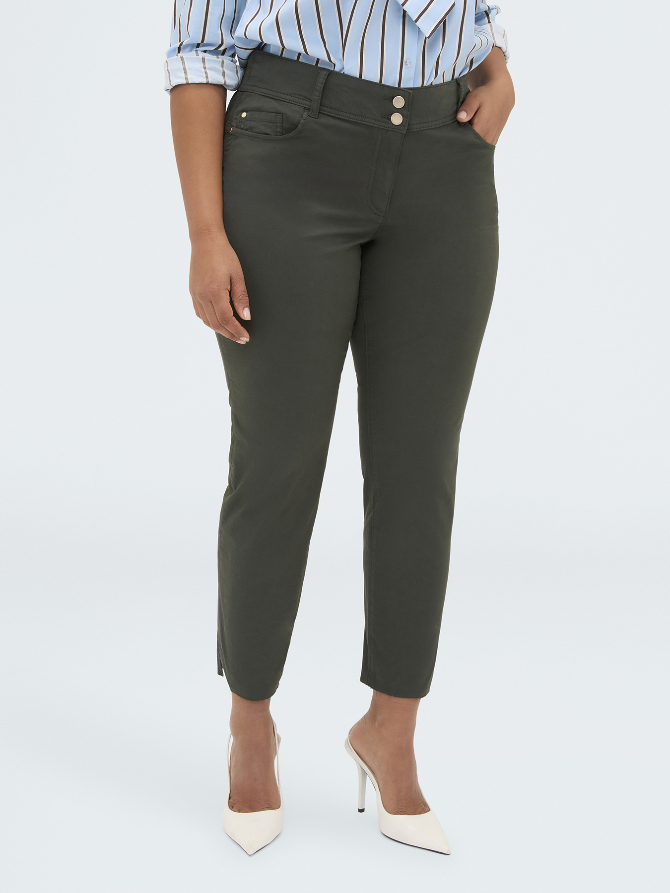 Pantaloni Skinny cotone image number 2