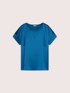 T-shirt bimati&egrave;re en satin et jersey image number 4