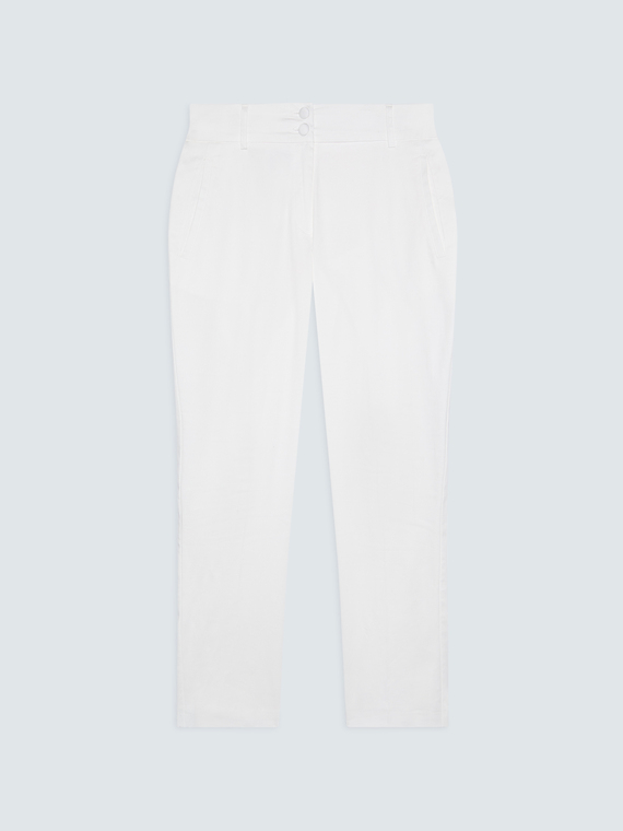 New York stretch cotton trousers