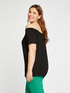 T-shirt with elasticated neckline image number 1