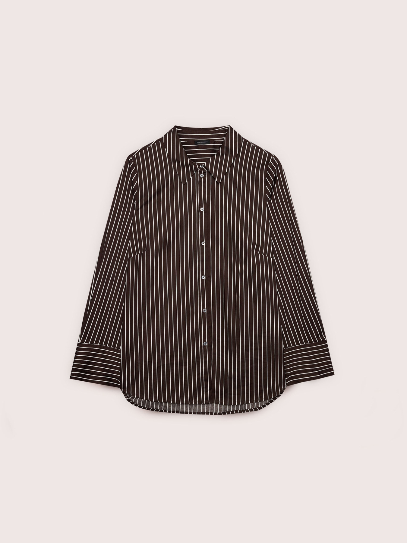 Chemise &agrave; rayures en coton stretch image number 4