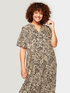 Bedrucktes Kleid aus Viskose image number 2