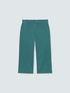 Cropped cotton blend trousers image number 4
