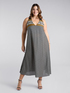 Long dress with tribal print image number 1