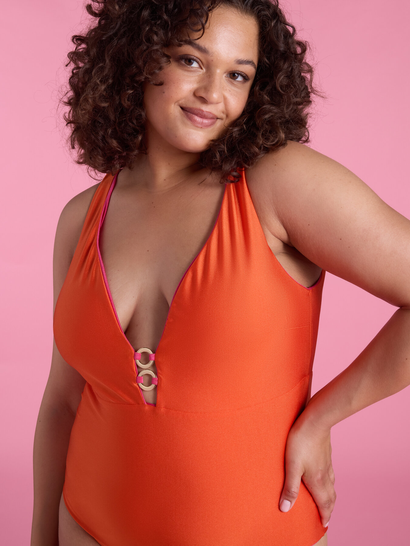 Reversible one-piece swimsuit image number 5