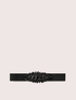 Elasticated belt with jewel embellishments image number 1