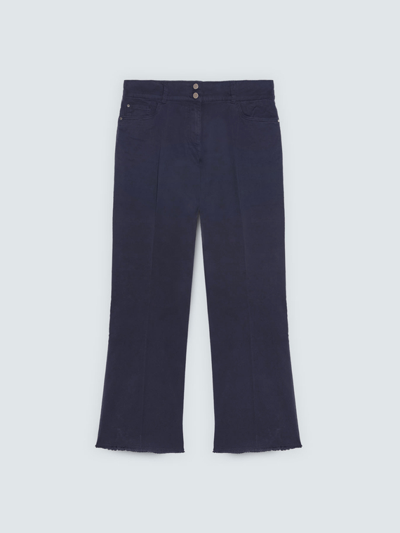 Pantaloni Straight Fit in cotone