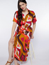 Long printed frock image number 3