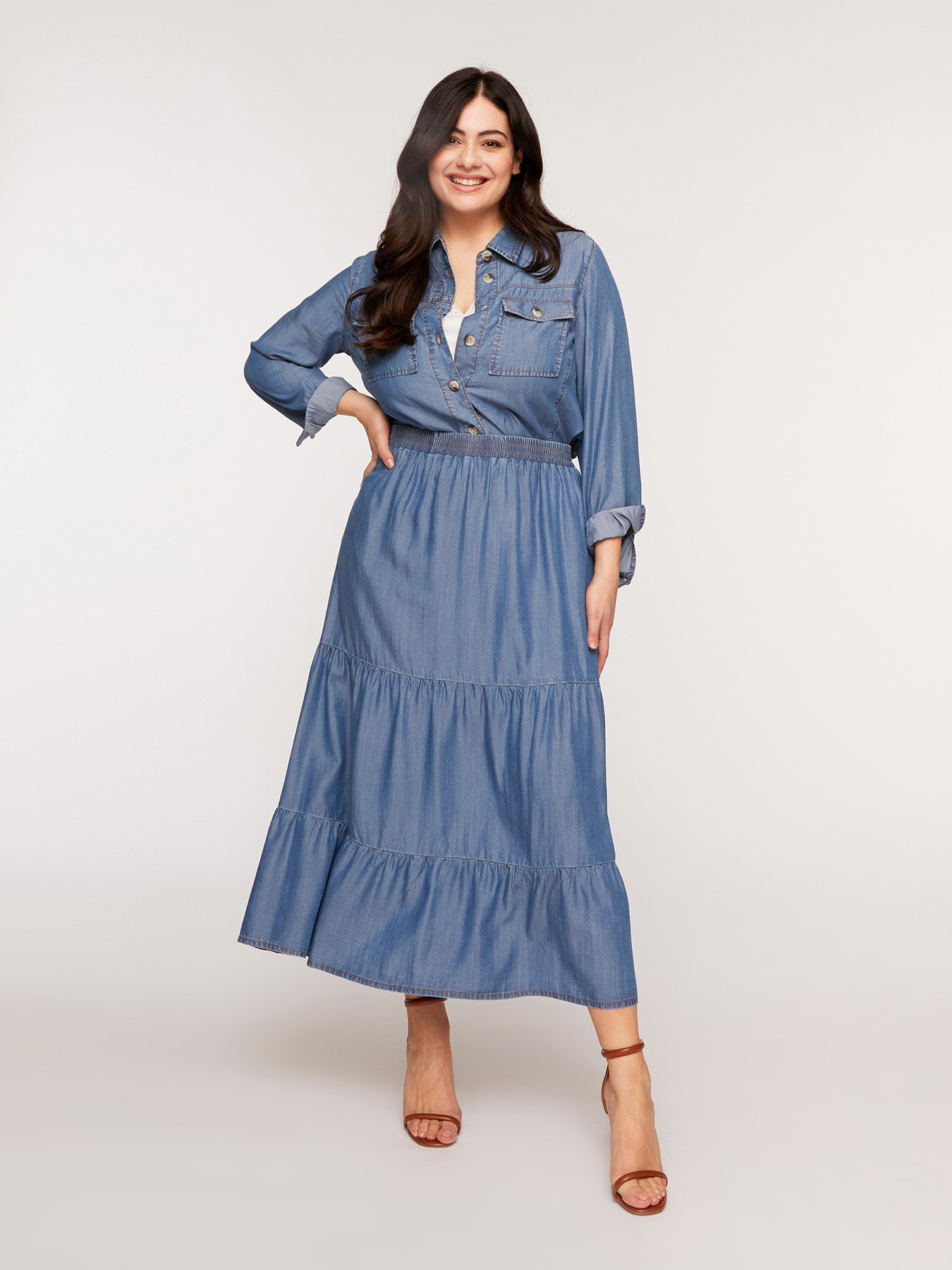 Gonna lunga a balze image number 1