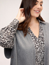Open vest in viscose blend image number 3