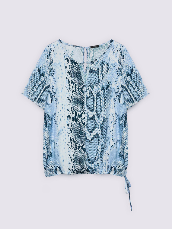 Blusa a fantasia pitone
