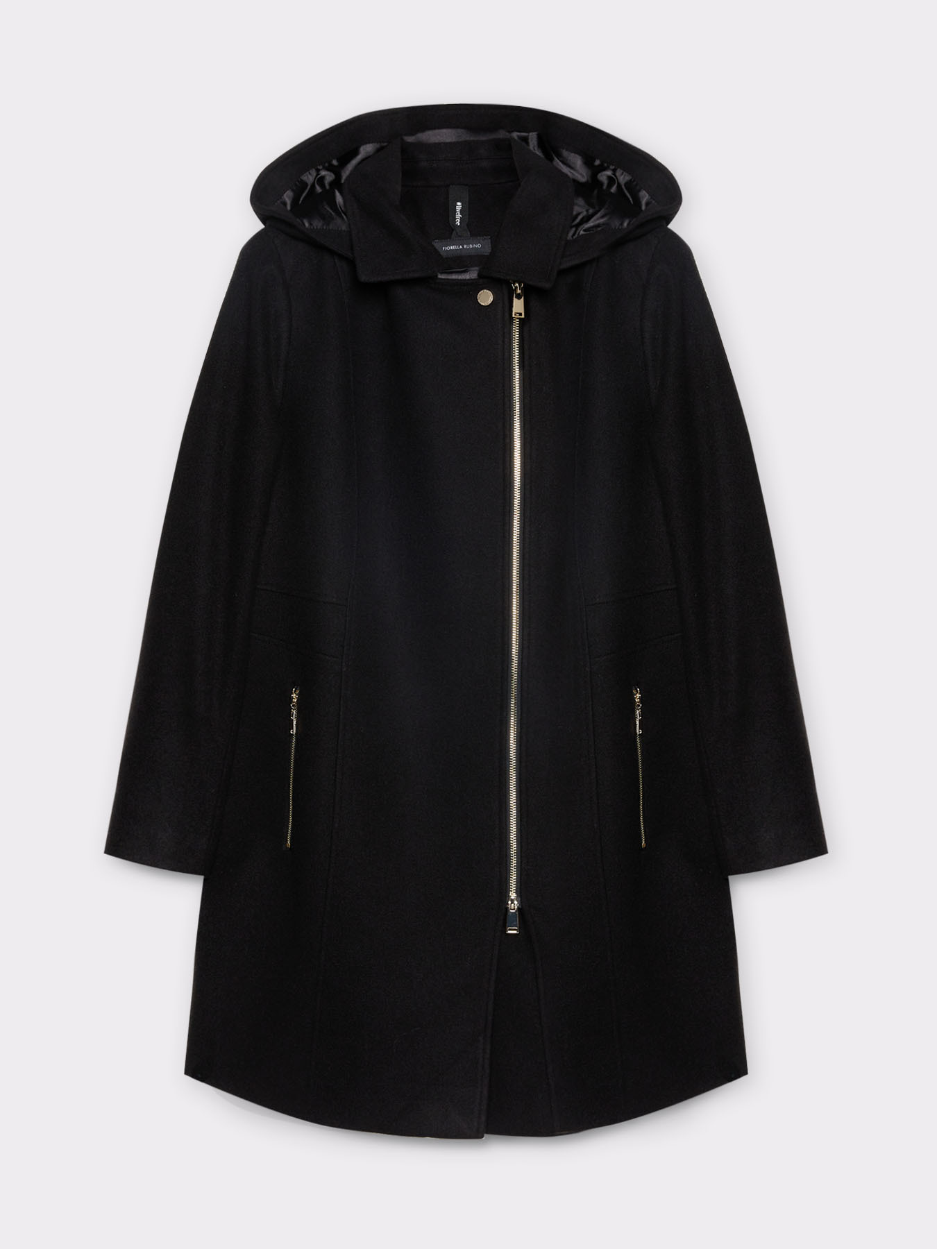 Cappotto con zip laterale image number 3