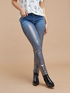 Skinny-Jeans in metallisierter Optik image number 2
