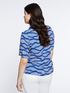 Bedruckte Bluse aus ECOVERO™-Viskose mit Wellenmuster image number 1