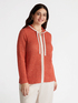 Zippered hoodie cardigan image number 3