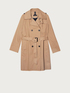 Trench coat with belt image number 3
