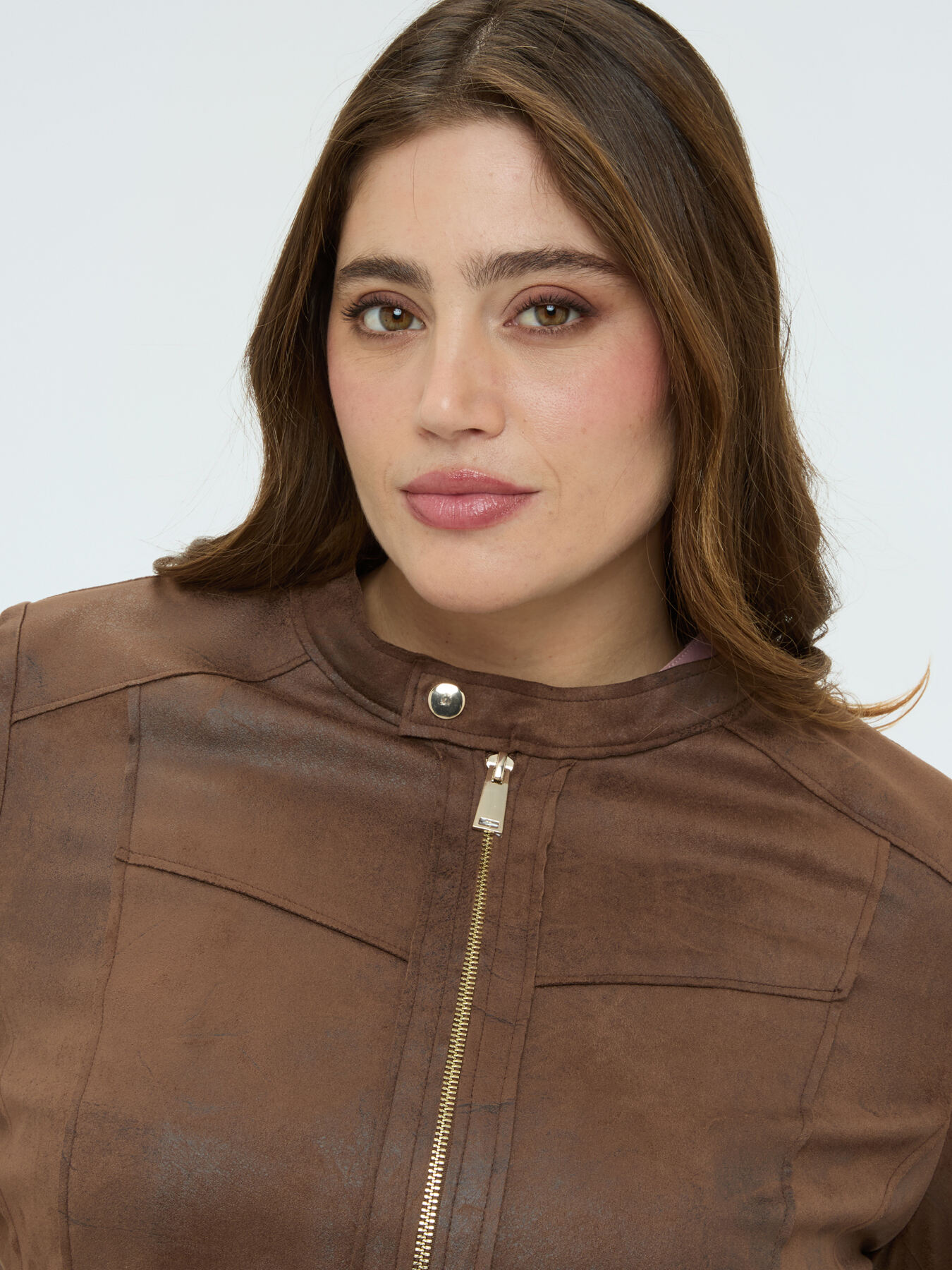 Chaqueta biker soft touch image number 3