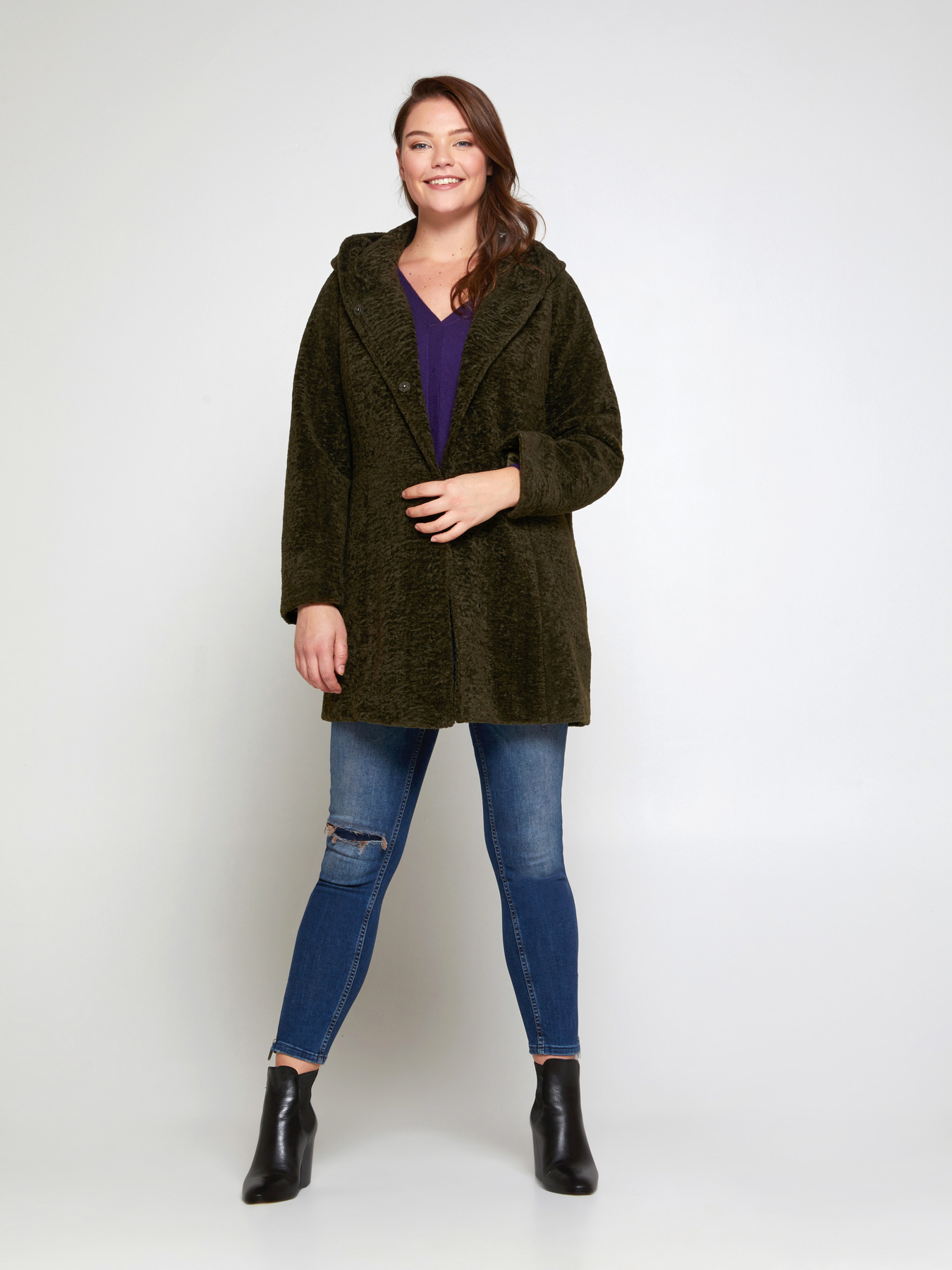 Cappotto effetto pelliccia image number 2