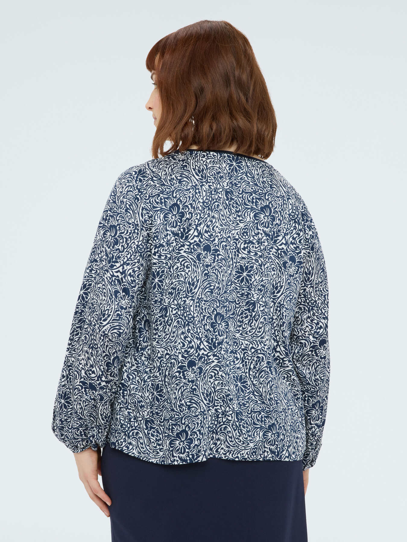 Blouse with floral print image number 1