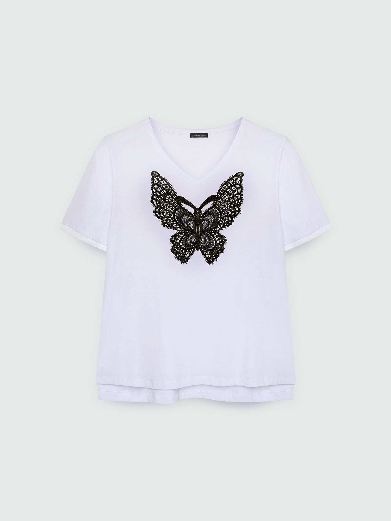 T-shirt with butterfly image number 4