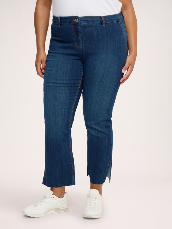 Kick Flare Jeans with Slit