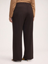 Wide leg trousers with pressed crease image number 1