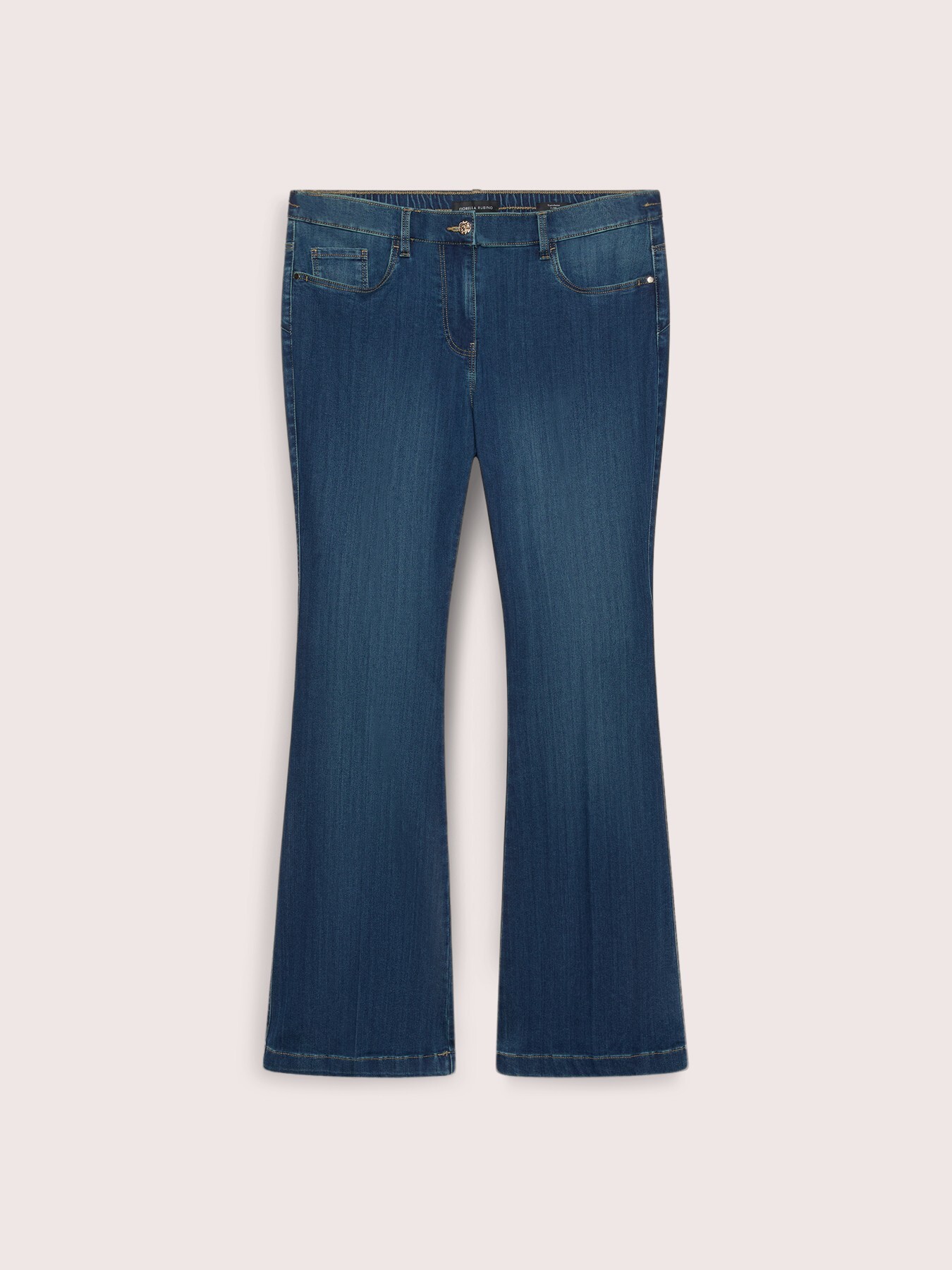 Jeans Flare lavaggio blu image number 0