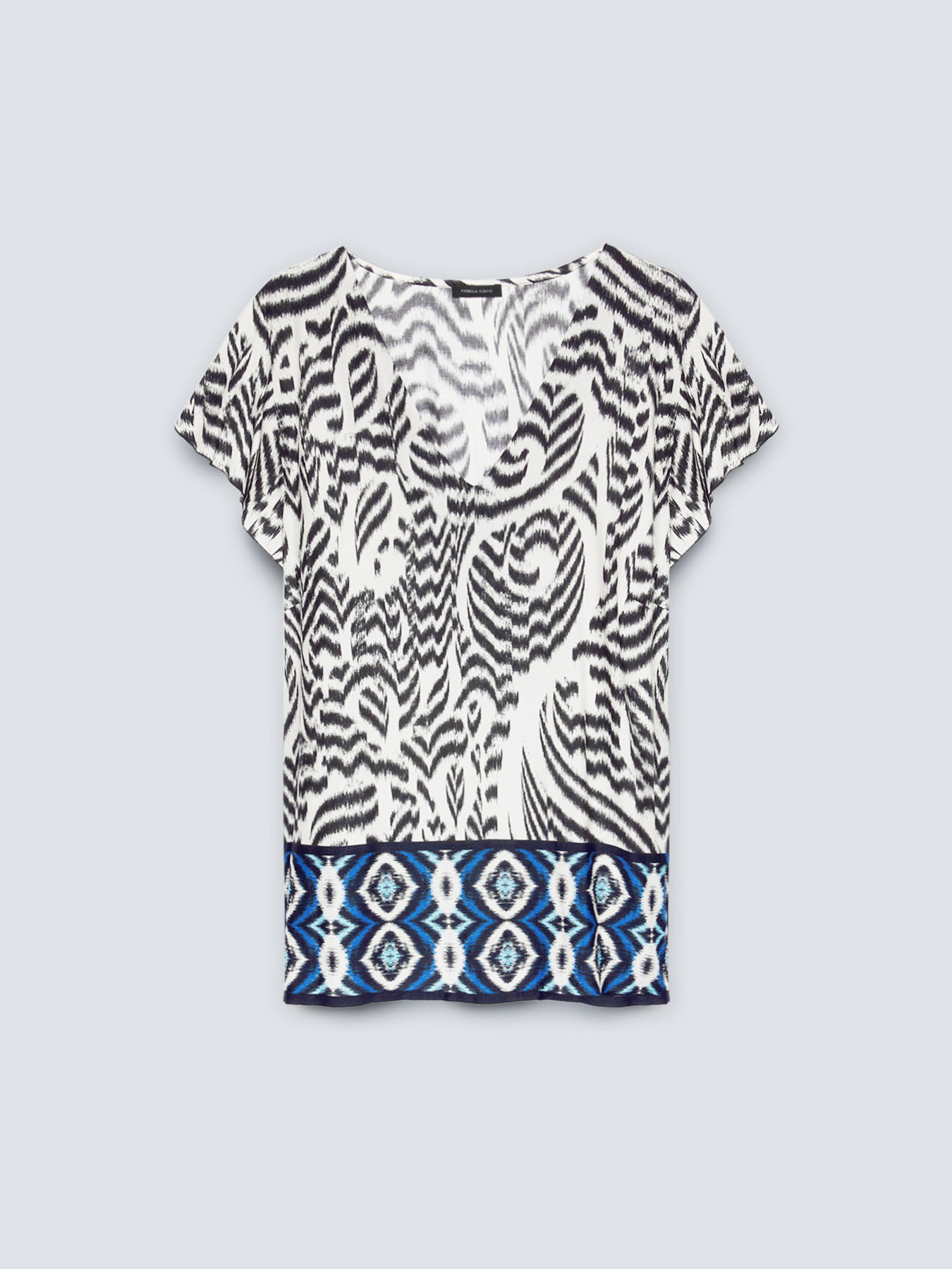 Ethnic print top image number 4