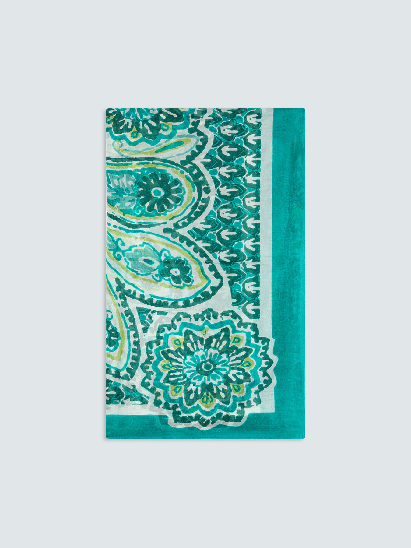 Foulard stampato in seta image number 1