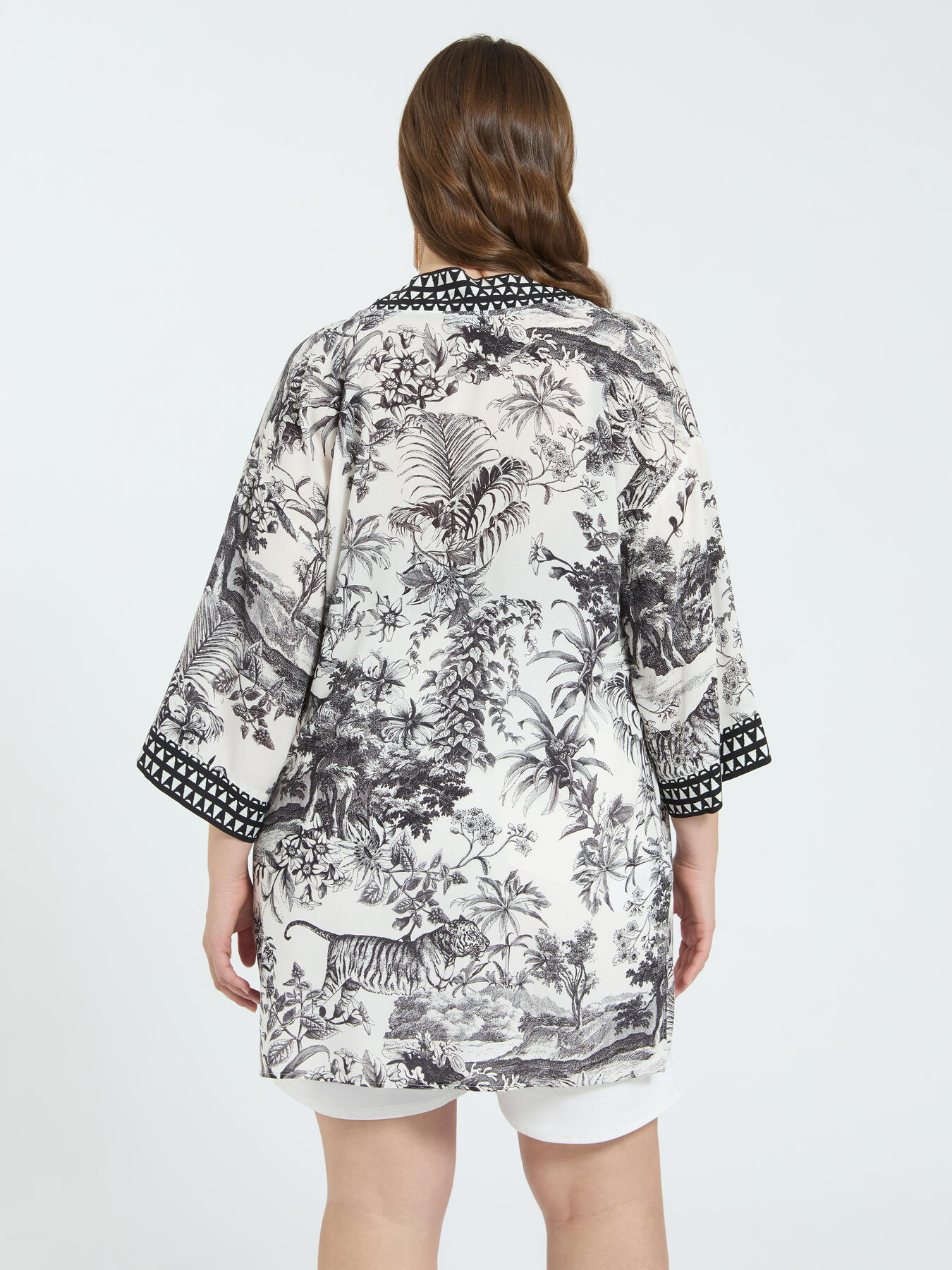 Offener Kaftan aus Viskose image number 1