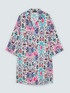 Vestito chemisier corto in viscosa con stampa image number 4