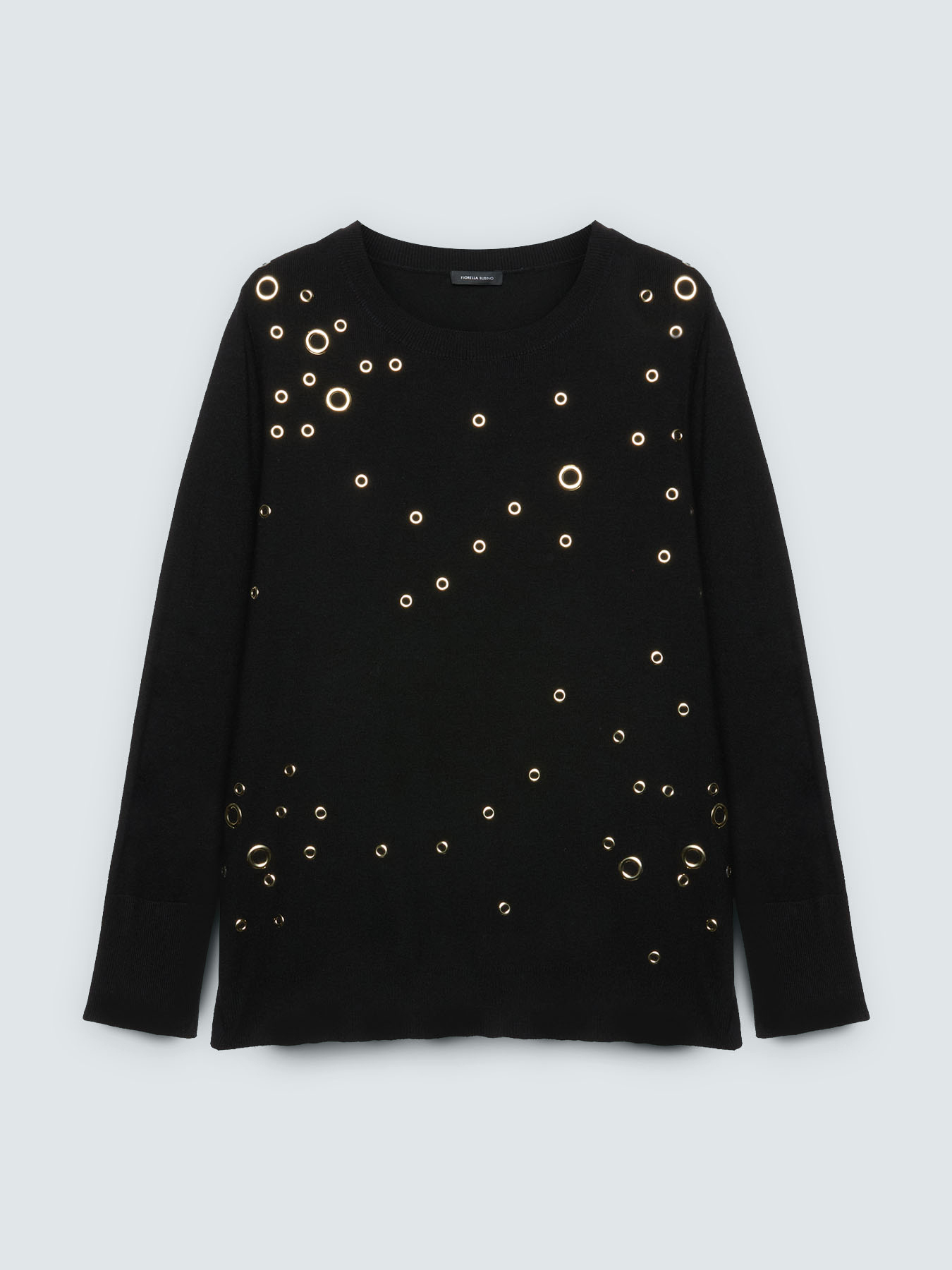 Pullover mit &Ouml;sen-Allover-Muster image number 4