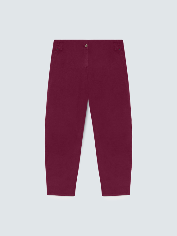 Pantalon Balloon en m&eacute;lange de coton