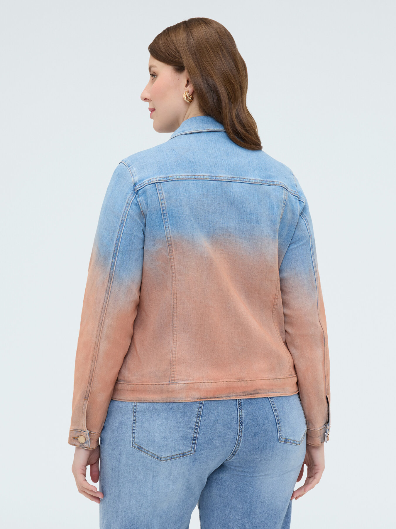 D&eacute;grad&eacute; denim jacket image number 3