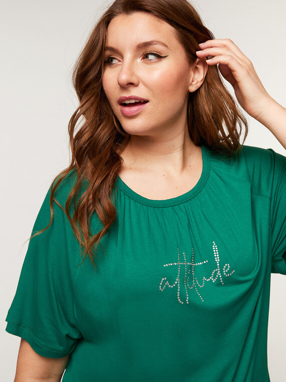 Fiorella Rubino T-shirt con arricciature Donna